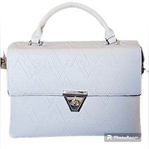 Adrienne Vittadini the AV BORSETTA COLLECTION EMBOSSED TOP HANDLE HANDBAG